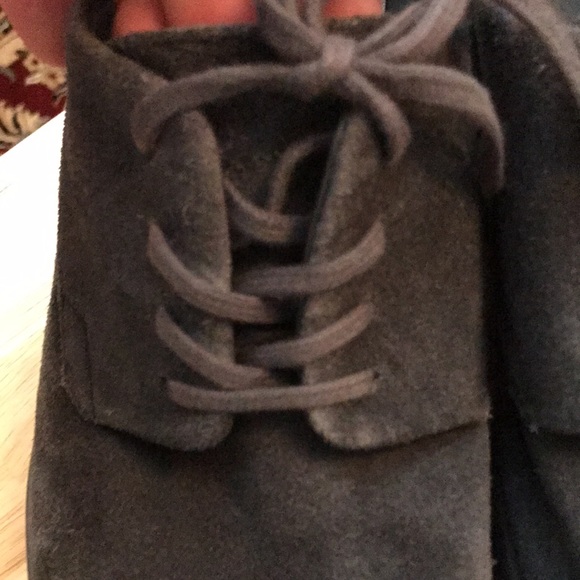 Men’s Calvin Klein Gray Suede Casual Dress Shoes Sz 10.5 US - Moderately Used - Picture 11 of 12